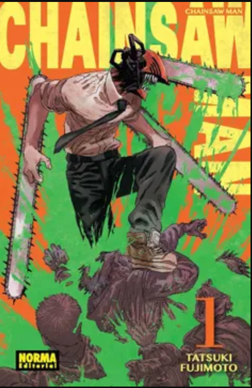 Portada del manga Chainsaw Man Tomo 1